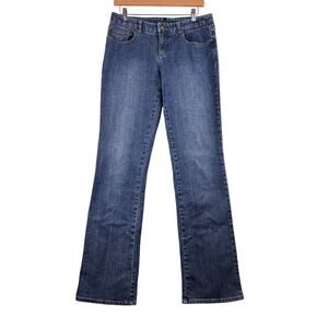 Tamari Bootcut Jeans Women’s 6 Y2K 90’s Fading Worn In Look Cotton Stretch Blue